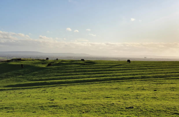 Ridge and Furrow farming landscape in Aston Abbotts