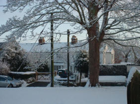 Winter Scene in Aston Abbotts