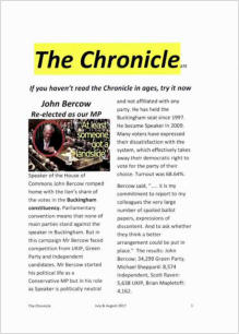 Chronicle Cover
