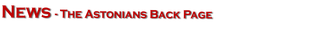 News - The Astonians Back Page