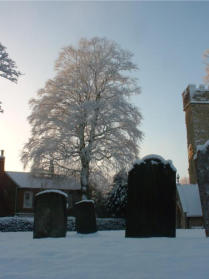 Winter Scene in Aston Abbotts