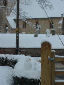 Winter Scene in Aston Abbotts