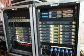 The Martin Audio amplifier stacks