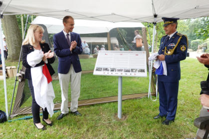 Czech memorial board unveiling
